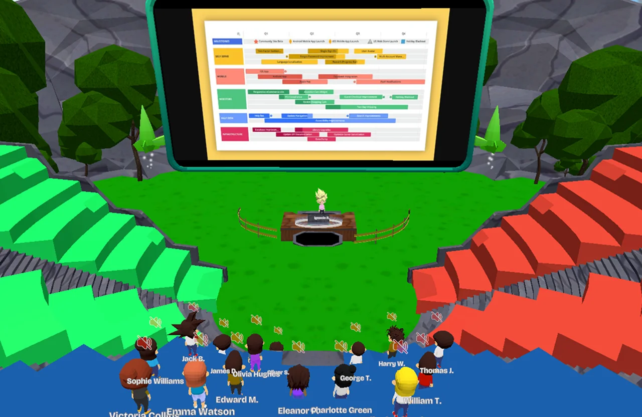Town hall meetings where everyone feels seen