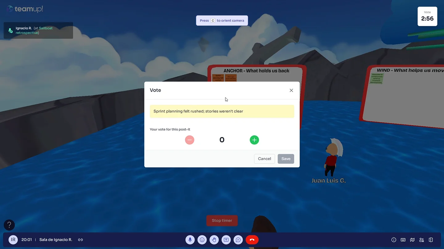 Run a voting timer and select the hottest topics