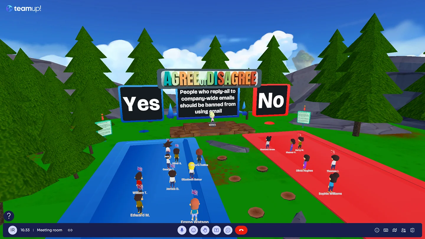See where people stand and get the conversation started