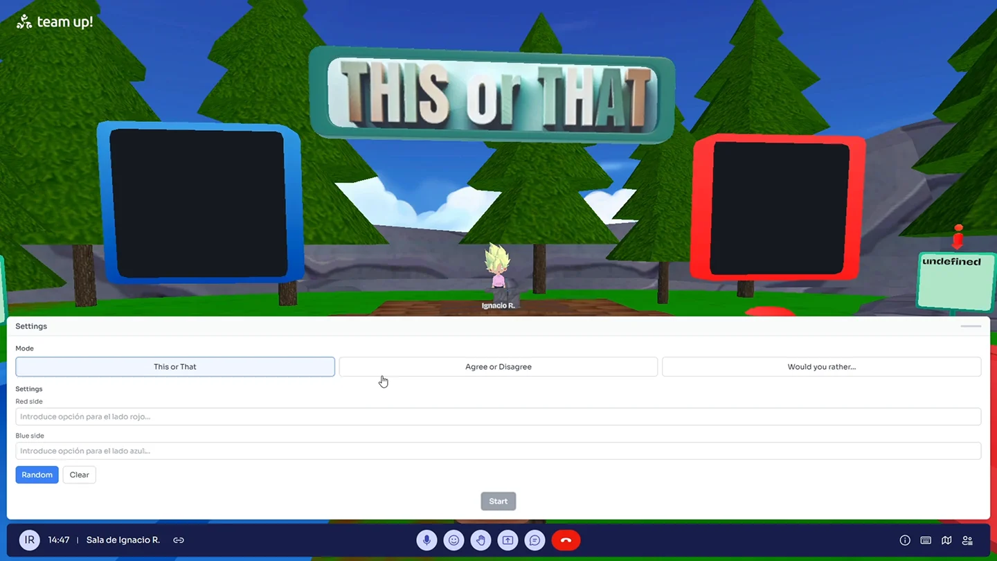 Select the dynamic you want to use